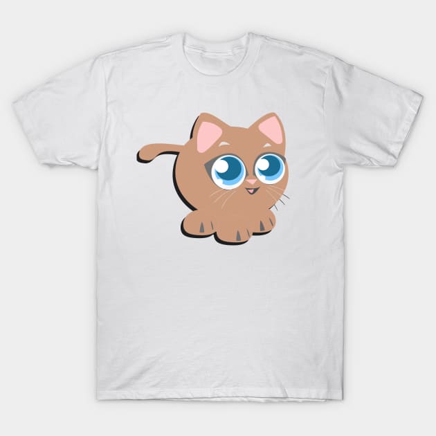 Cute baby cat T-Shirt by Farhad